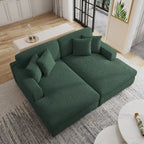 Übergroßes L-förmiges modulares Ecksofa-Set Polstersofa Couch