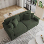Übergroßes L-förmiges modulares Ecksofa-Set Polstersofa Couch
