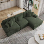 Übergroßes L-förmiges modulares Ecksofa-Set Polstersofa Couch