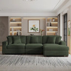 Übergroßes L-förmiges modulares Ecksofa-Set Polstersofa Couch