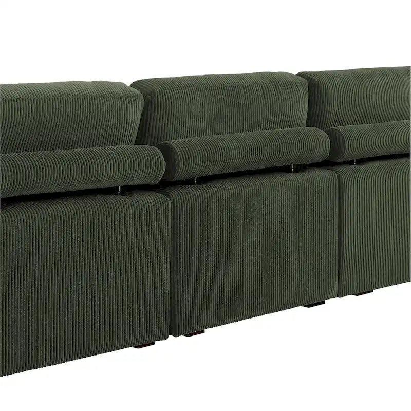 Übergroßes L-förmiges modulares Ecksofa-Set Polstersofa Couch