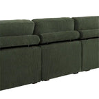 Übergroßes L-förmiges modulares Ecksofa-Set Polstersofa Couch