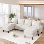 U-förmiges Sofa-Modulsystem für Wohnzimmer und großzügige Räume