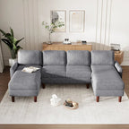U-förmiges Sofa-Modulsystem für Wohnzimmer und großzügige Räume