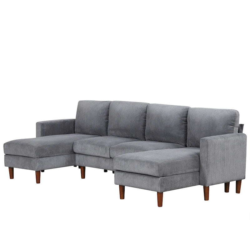 U-förmiges Sofa-Modulsystem für Wohnzimmer und großzügige Räume