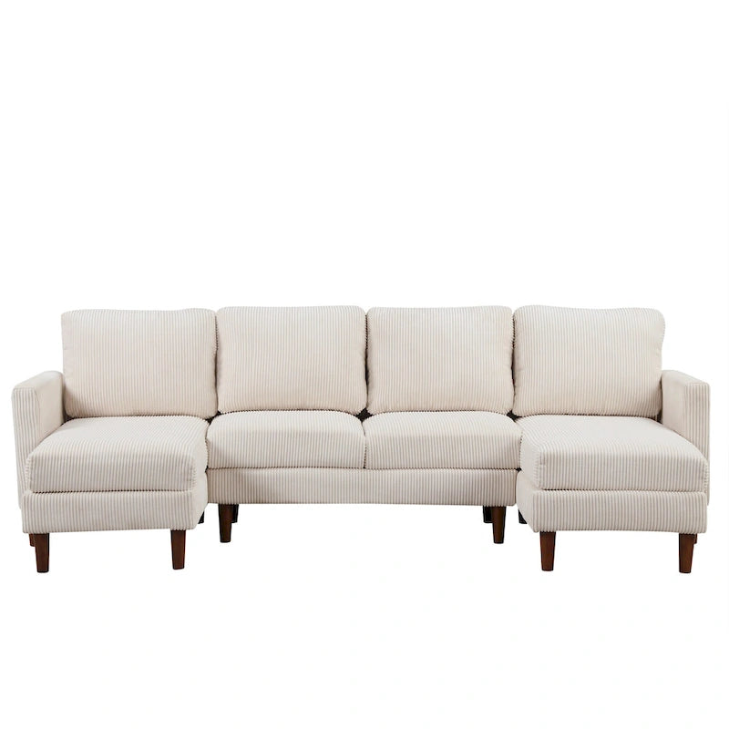 U-förmiges Sofa-Modulsystem für Wohnzimmer und großzügige Räume