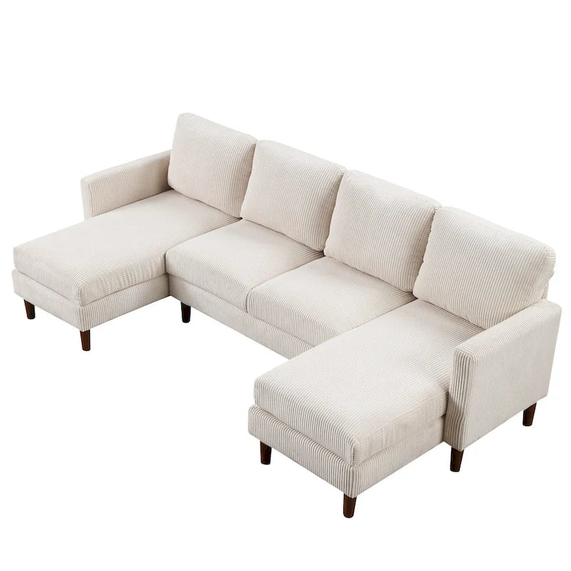 U-förmiges Sofa-Modulsystem für Wohnzimmer und großzügige Räume