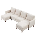 U-förmiges Sofa-Modulsystem für Wohnzimmer und großzügige Räume