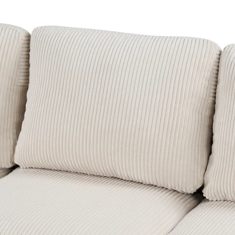 U-förmiges Sofa-Modulsystem für Wohnzimmer und großzügige Räume