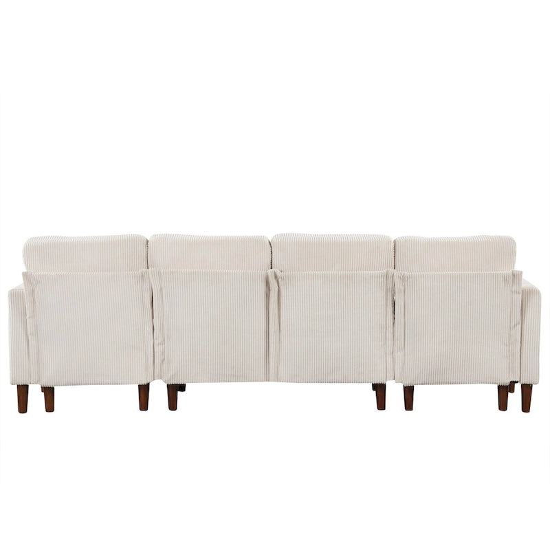 U-förmiges Sofa-Modulsystem für Wohnzimmer und großzügige Räume