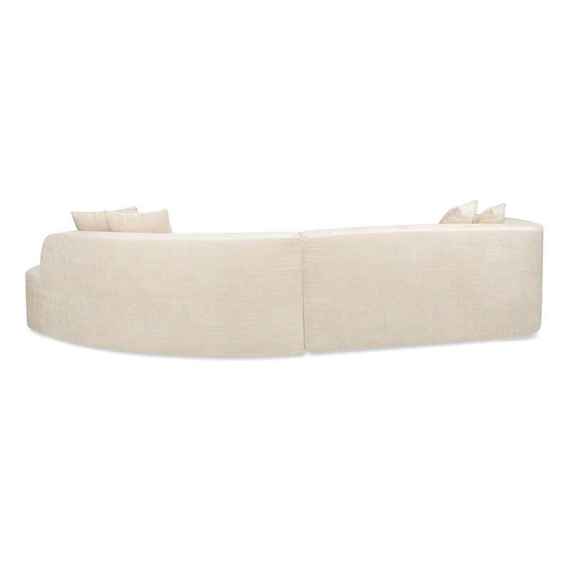 Mallory 134.5 Ecksofa mit Recamiere rechts, geschwungen, in der Box geliefert