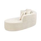 Mallory 134.5 Ecksofa mit Recamiere rechts, geschwungen, in der Box geliefert
