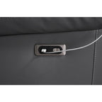 109 motorisiertes Ecksofa mit Relaxfunktion, modulares Wohnzimmer-Liegesofa mit 2 Ablagekonsolen und 4 Getränkehaltern