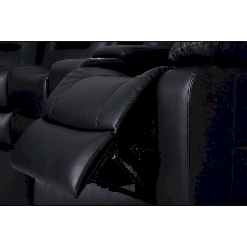 109 motorisiertes Ecksofa mit Relaxfunktion, modulares Wohnzimmer-Liegesofa mit 2 Ablagekonsolen und 4 Getränkehaltern