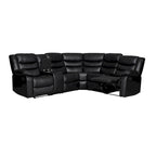 106 cm manuelles modulares Ecksofa mit 1 Konsole und 2 Getränkehaltern, Wohnzimmer/Büro