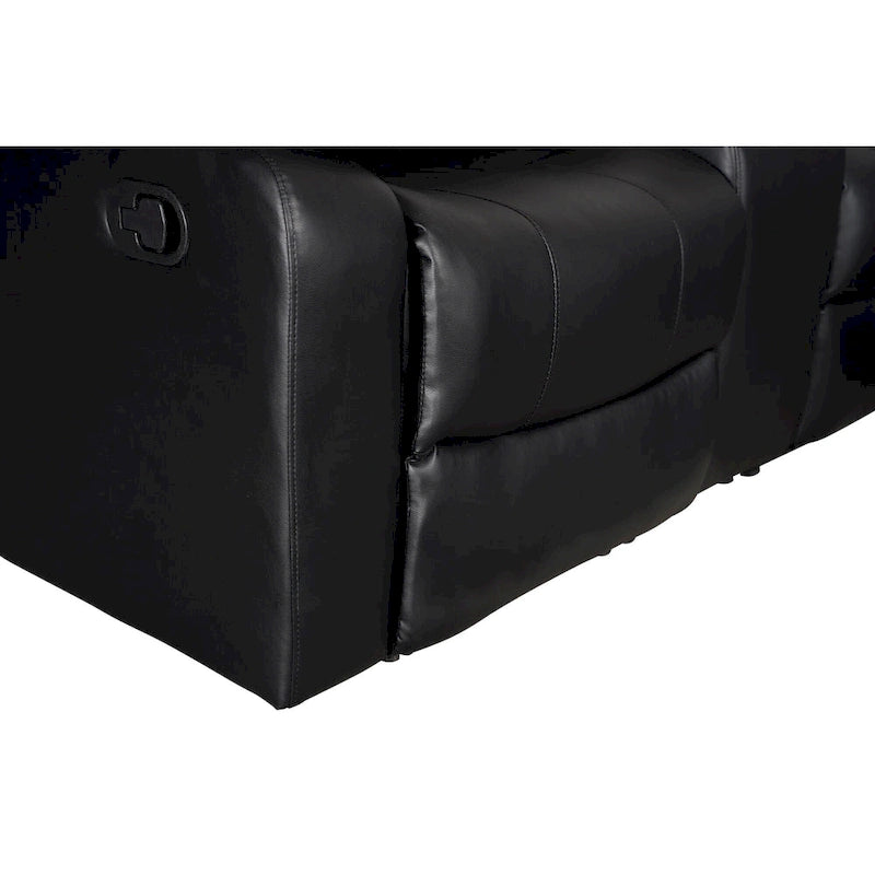 106 cm manuelles modulares Ecksofa mit 1 Konsole und 2 Getränkehaltern, Wohnzimmer/Büro